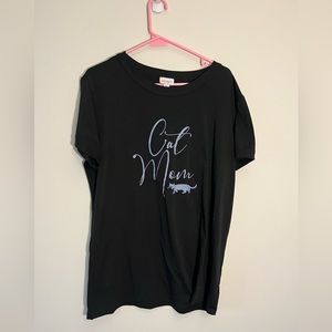 LuLaRoe Women’s Cat Mom T-shirt